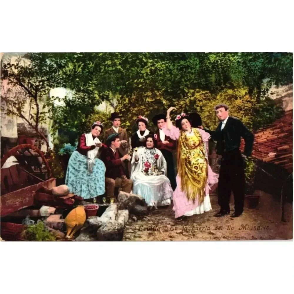 Sevilla En La Huerta Del Tio Milindris Spain Postcard